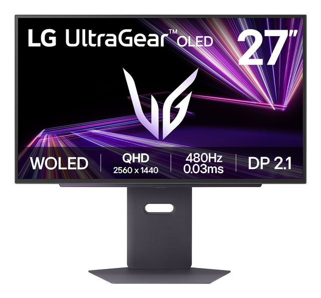 Ecran PC Gamer - LG - 27 - QHD - 480Hz - Dalle OLED - 0,03ms - 27GX790A-B