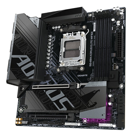 Carte mere - GIGABYTE - B840M A ELITE WIFI6E - Format Micro-ATX - Chipset AMD B840 - DDR5 & PCIe 5.0 - WiFi 6E