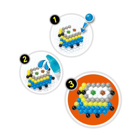 Le kit Les minions 2 : Il était une fois Gru - Aquabeads - 31605