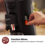 Cafetiere a dosette - PHILIPS - SENSEO - CSA240/21 - Select - Noir
