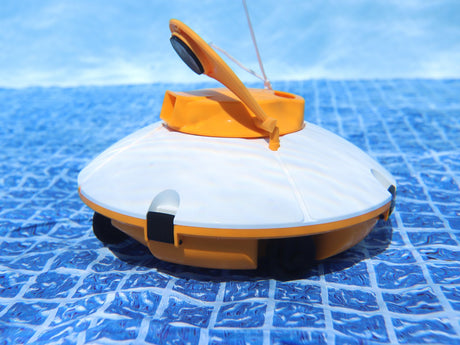 Robot de piscine - Bestway - Frisbee - Autonome - nettoyage fond plat - 5x3m max - Bleu