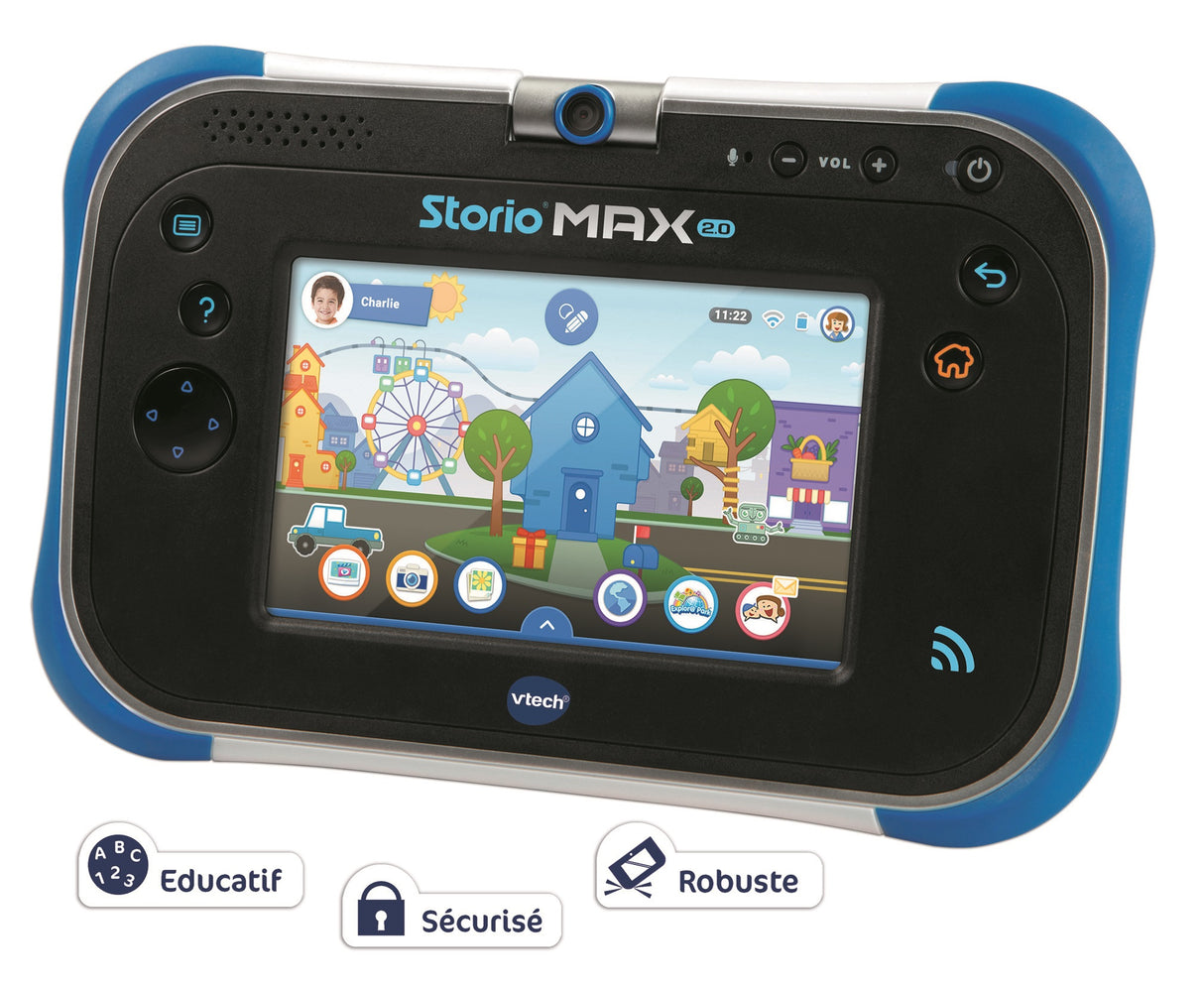 VTECH - Console Storio Max 2.0 5 Bleue - Tablette Éducative Enfant