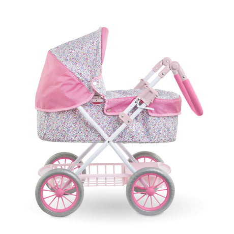 Accessoires poupons - COROLLE - Landau Floral - pour poupons 36 a 52 cm - des 3 ans