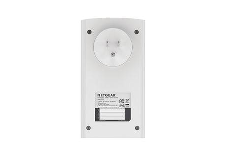 NETGEAR Pack de 2 adaptateurs CPL 2000 Mbit/s- 2 ports 10/100/1000 RJ45 - Avec prise intégrée PLP2000-100FRS
