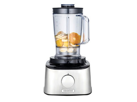 Robot multifonction Inox KENWOOD MultiPro Compact FDM301SS - Blender, presse agrumes, 3 disques, double fouet, pétrin, spatule