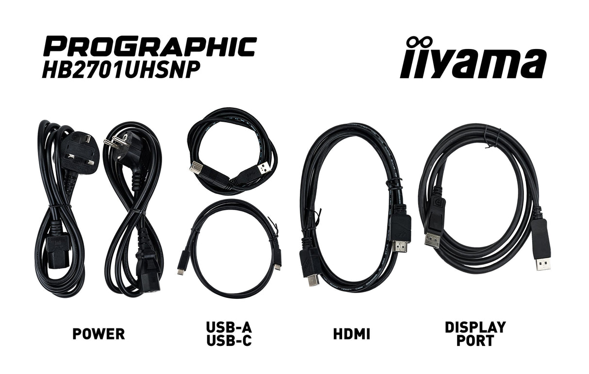 Ecran 27" Iiyama ProGraphic HB2701UHSNP-B1 4K Ultra HD (Noir)