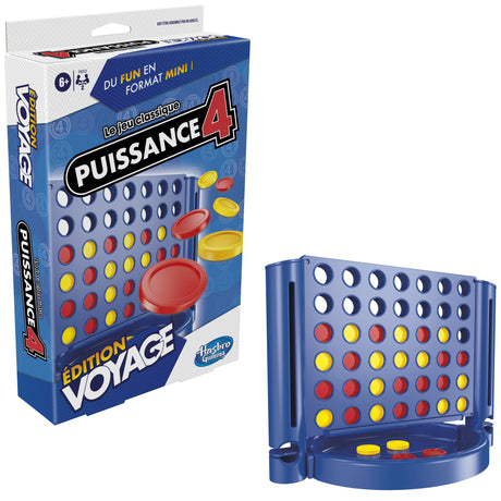 Puissance 4 Voyage, jeu de société de voyage pour 2 joueurs, jeu de voyage, Des  6 ans, Hasbro Gaming