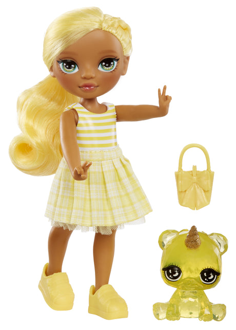 Rainbow High Littles - Poupée 15cm + animal de compagnie - Jaune - Des 4ans