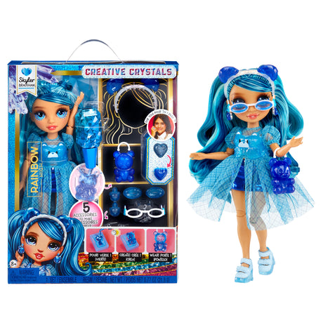 Rainbow High Cristal Poupée Mannequin 27 cm - Skyler