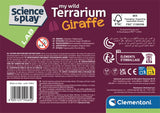 Mini Terrarium - Clementoni - Girafe - Jeu de sciences et d'expériences - Des 7 ans - Fabriqué en Italie