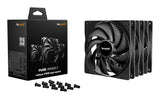 Lot de 3 Ventilateurs de boitier be quiet! Pure Wings 3 Haute Vitesse PWM - 14cm (Noir)
