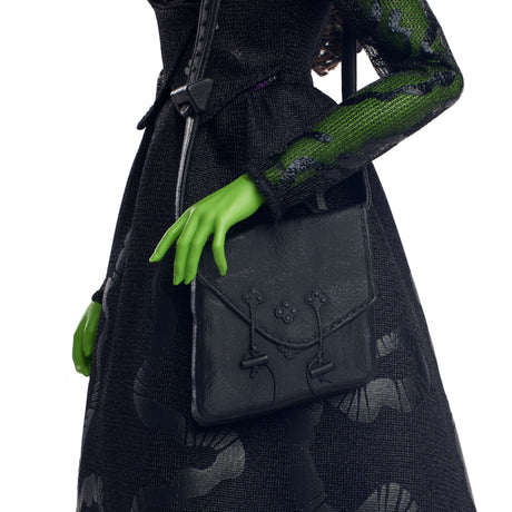 Mattel-Wicked-Poupée Elphaba avec accessoires et habillages amovibles - Wicked - HXT62