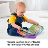 Fisher-Price - Livre Interactif Comptines - Livre bébé - 6 mois et + CDH39