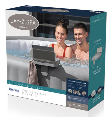 Lay-Z-Spa Plateau pour accessoires 4-en-1 pour spa gonflable 32 cm x 30 cm x 18 cm