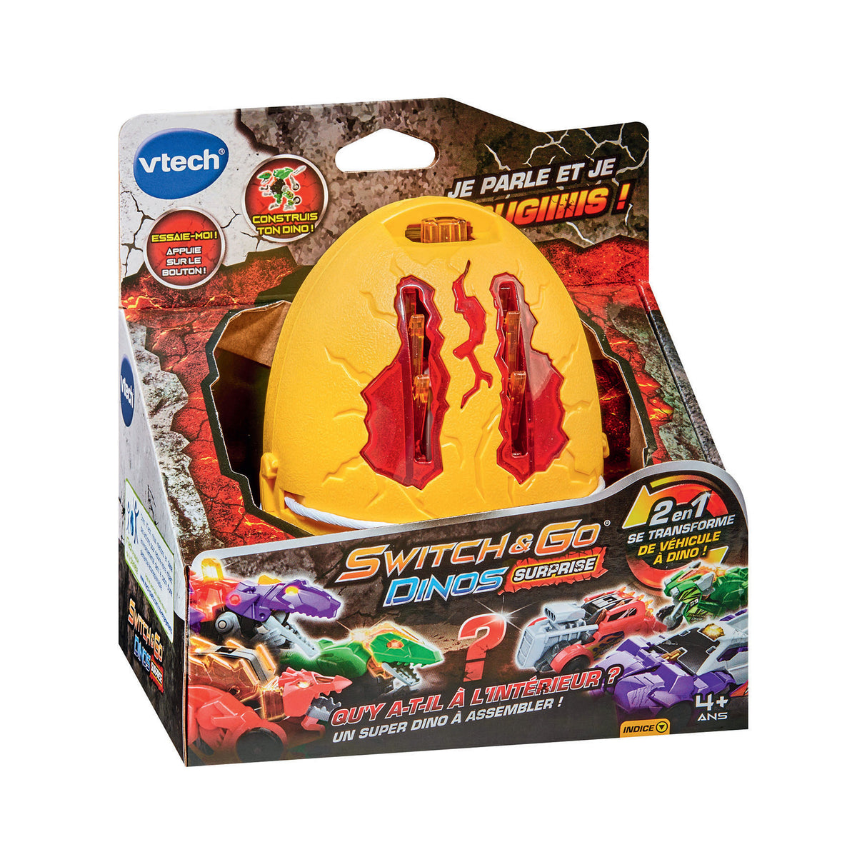 VTECH SWITCH & GO DINOS SURPRISE V2 (6 MODELES DIFFERENTS)