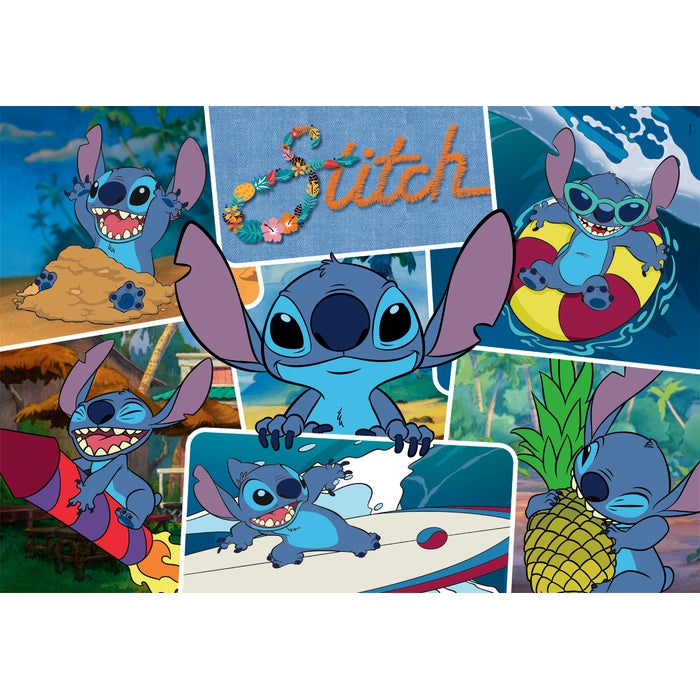 Puzzle Stitch 300 pieces Super, Pour enfants a partir de 3 ans, Theme dessins animés, CLEMENTONI