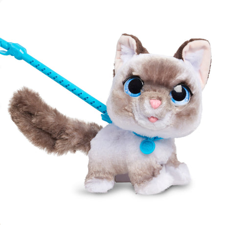 Jouet interactif - FURREAL FRIENDS - Chaton Grand Marcheur 23 cm - Animal interactif avec laisse