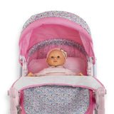Accessoires poupons - COROLLE - Landau Floral - pour poupons 36 a 52 cm - des 3 ans