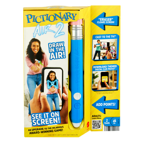 Mattel Games - Pictionary Air 2-Jeu pour enfants, adultes, famille HNT74