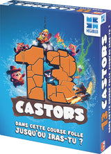 Jeu de société - MEGABLEU - 13 Castors - Course de castors avec prédictions et bonus