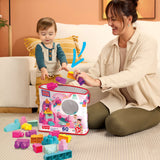 Mega Bloks - Sac Medium Rose 60 briques - Briques de construction  - 12 mois et + DCH54