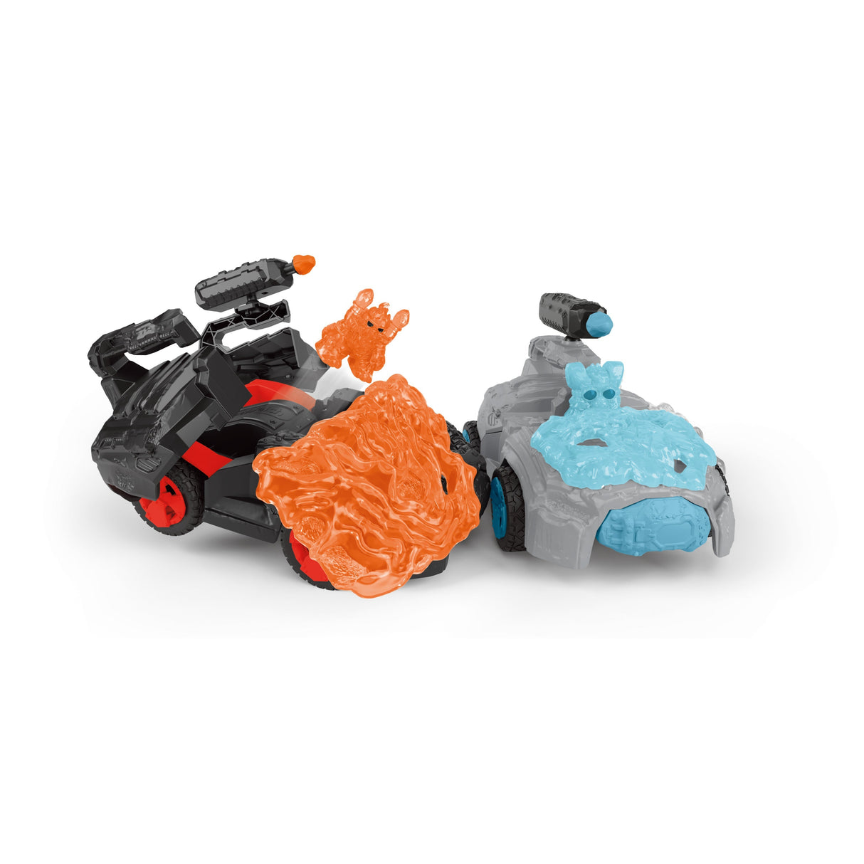 SCHLEICH -  42668   ELDRADOR CREATURES Crashmobile de Lave avec Mini Creature - Coffret voiture avec figurine fantastique