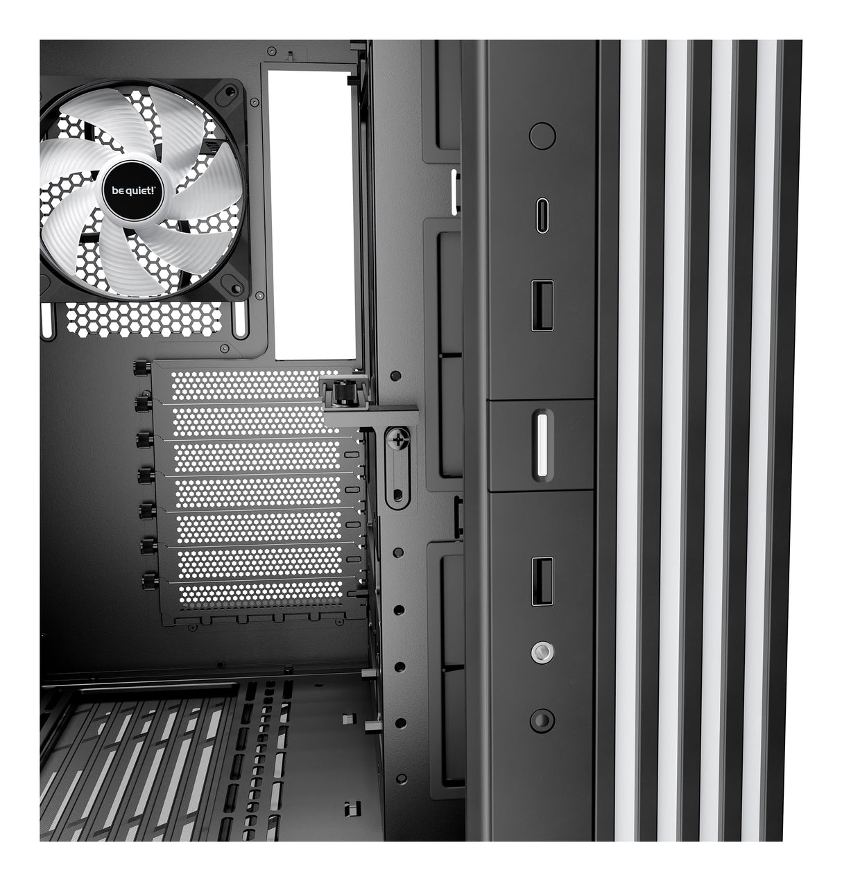Boitier Moyen Tour ATX be quiet! Light Base 600 DX RGB avec panneaux vitrés (Noir)