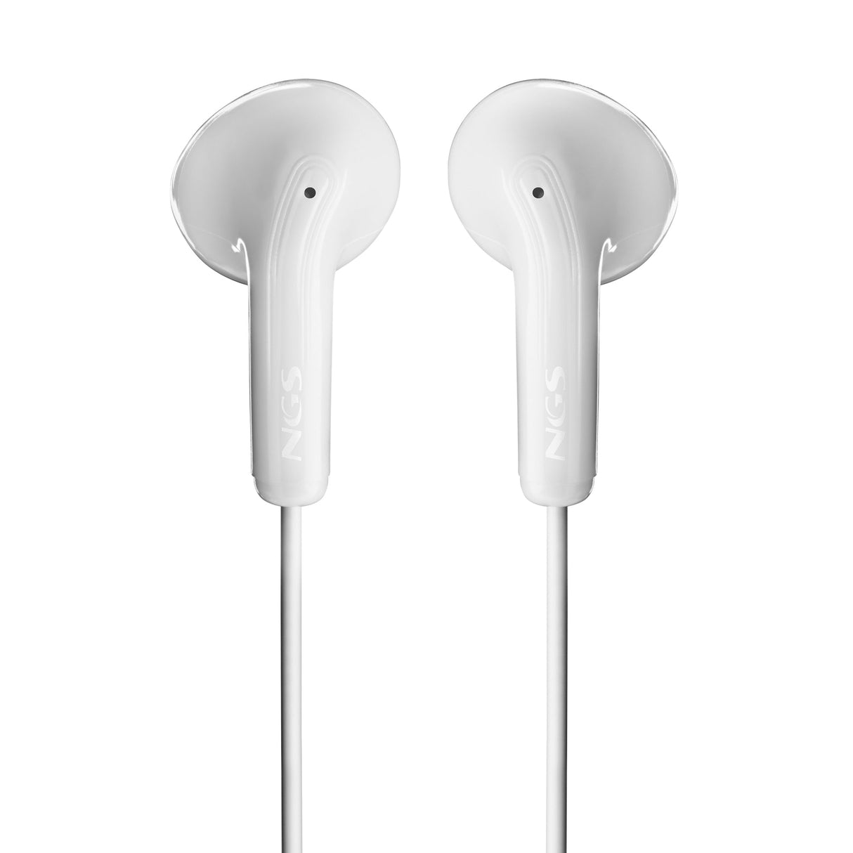 Ecouteur filaire avec micro NGS Cross Glide USB-C (Blanc)