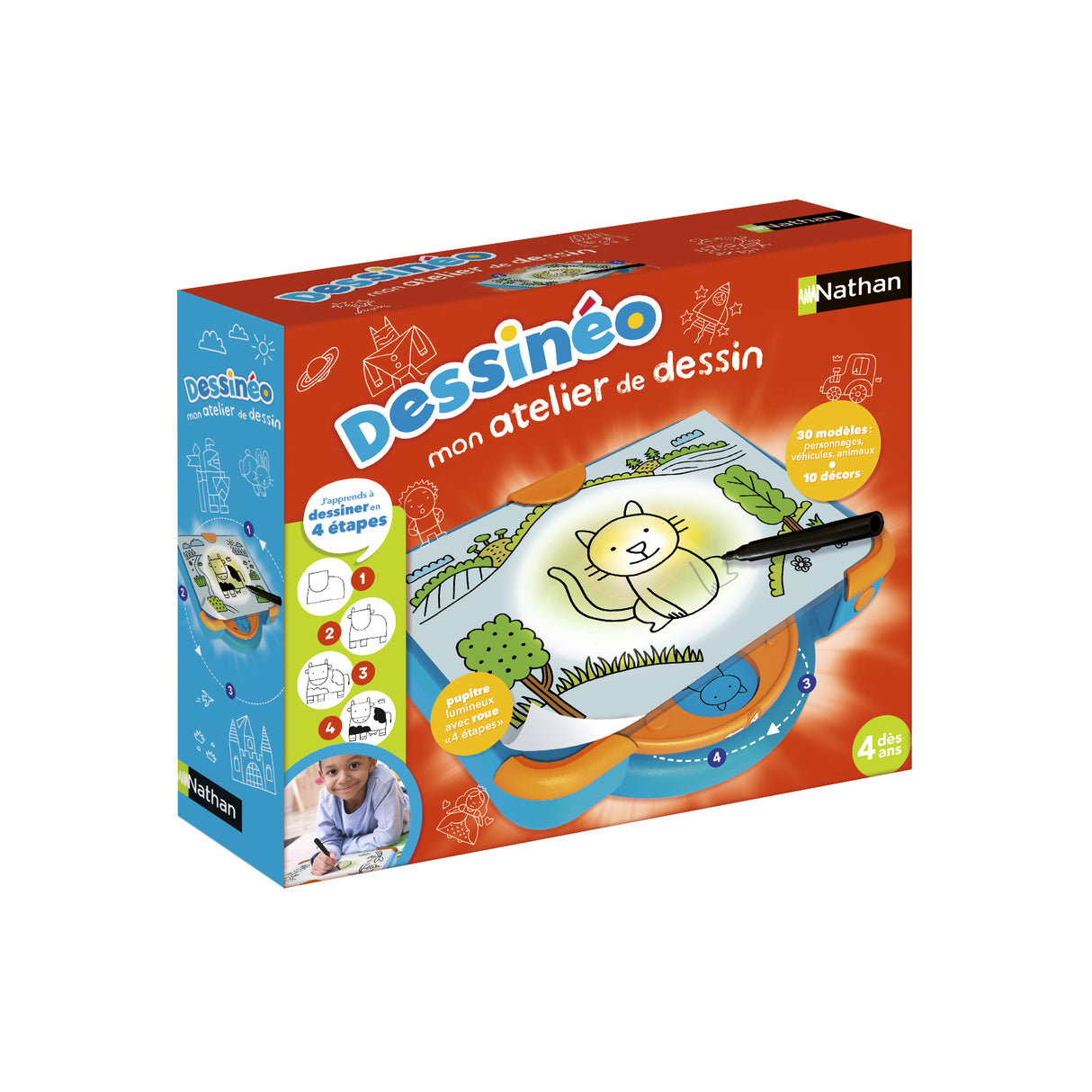 Plateforme de dessin éducative Dessinéo Atelier de dessin 2.0 de NATHAN pour enfant a partir de 4 ans