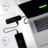 Station d'accueil portable USB-C 3.2 Axagon HMC-6GL (Noir)