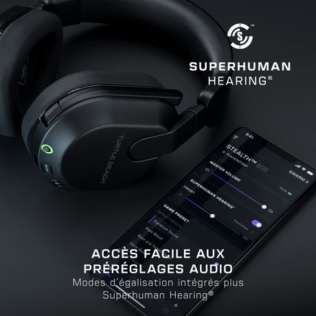 Casque de gaming multi-plateforme sans fil - TURTLE BEACH - Stealth™ 600 PS (Gen 3) - Noir