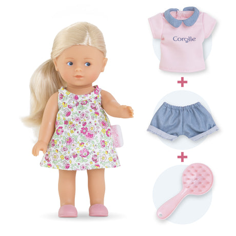 Coffret poupée Mini Monde De Rosy - COROLLE - Mes Minis Corollines - Des 3 ans