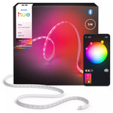 Ruban LED - PHILIPS HUE - Flux ultra lumineux - 5 metres - 4800 lm - Ambiance de couleur intérieur - Ajustable