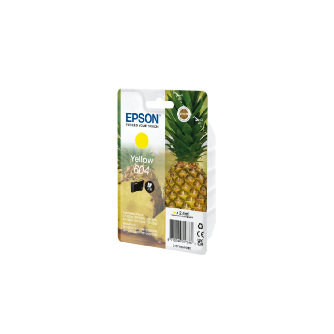EPSON Cartouche Ananas encre 604 Jaune 2,4ml Alarme