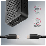 Boitier externe USB-C 3.2 Axagon EEM2-20G - NVMe M.2 Type 2280 (Noir)