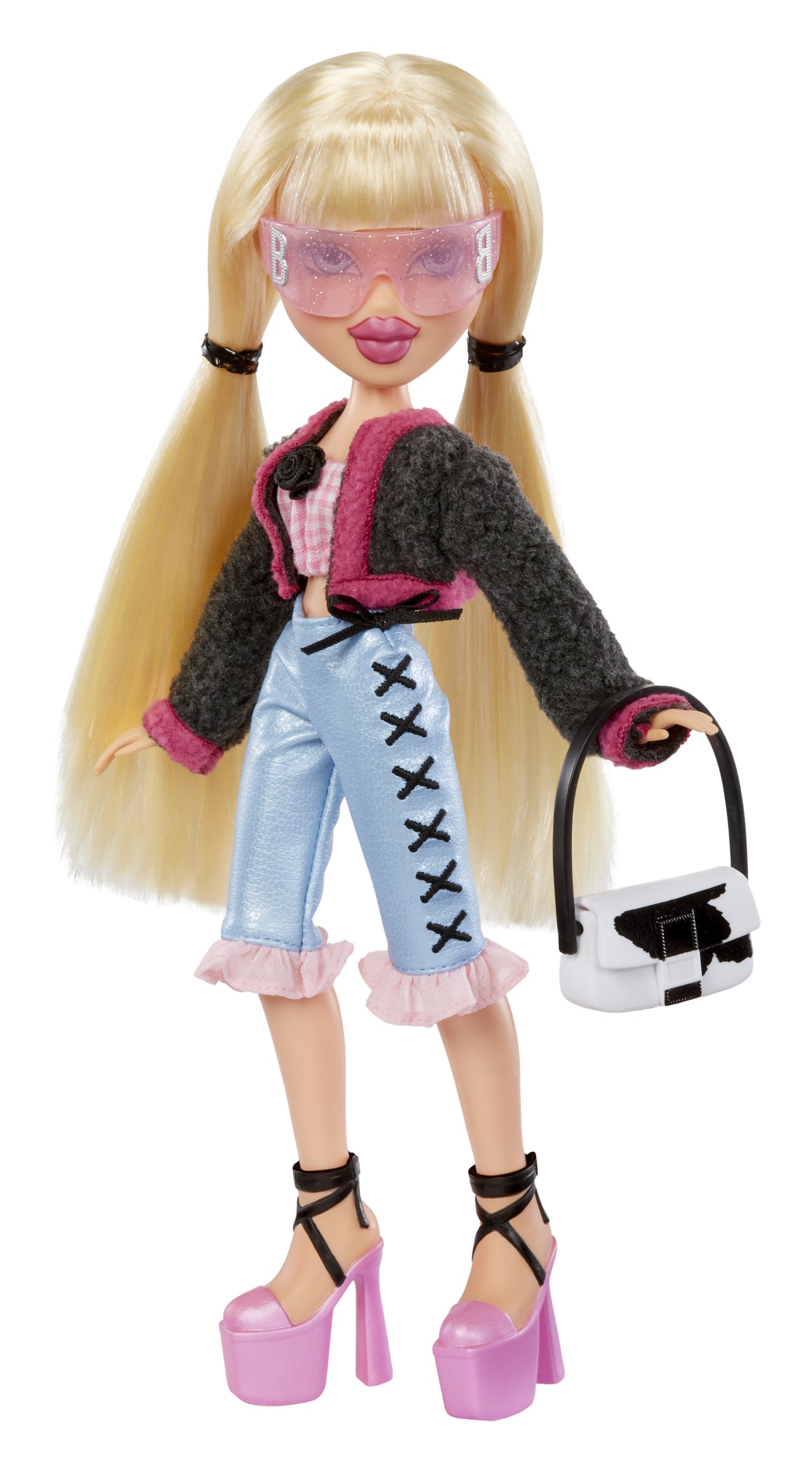 Bratz Goin' Out Poupée - Cloé - 1 Poupée Mannequin a Collectionner - Une Tenue, Un Sac a Main, Une Paire de Lunettes Soleil - 6 ans