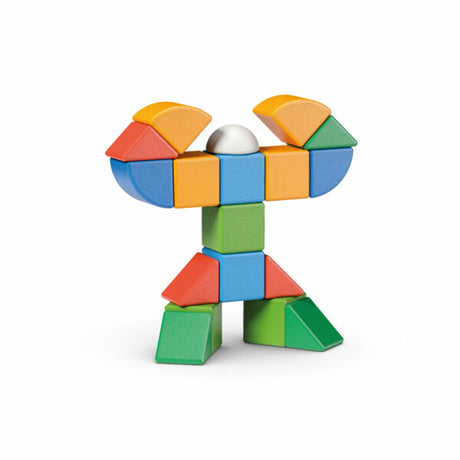 Blocs magnétiques - GEOMAG - Mon petit monde en formes - 25 pieces - Éducatif - Plastique recyclé - Des 12 mois