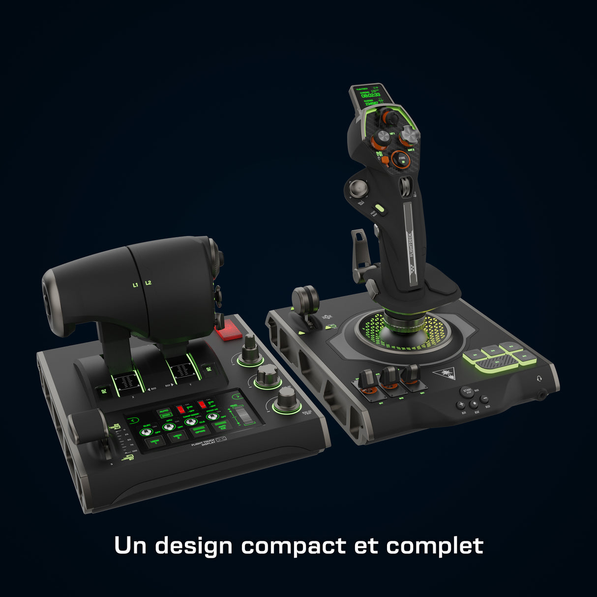 Systeme de simulation HOTAS premium - TURTLE BEACH - VelocityOne™ Flightdeck - Pour PC Windows 10 et 11
