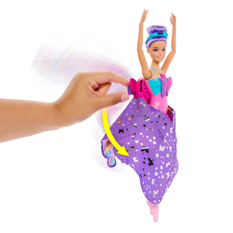 Barbie-De Danseuse a Papillon-Poupée transformation 2 en 1 HXJ10