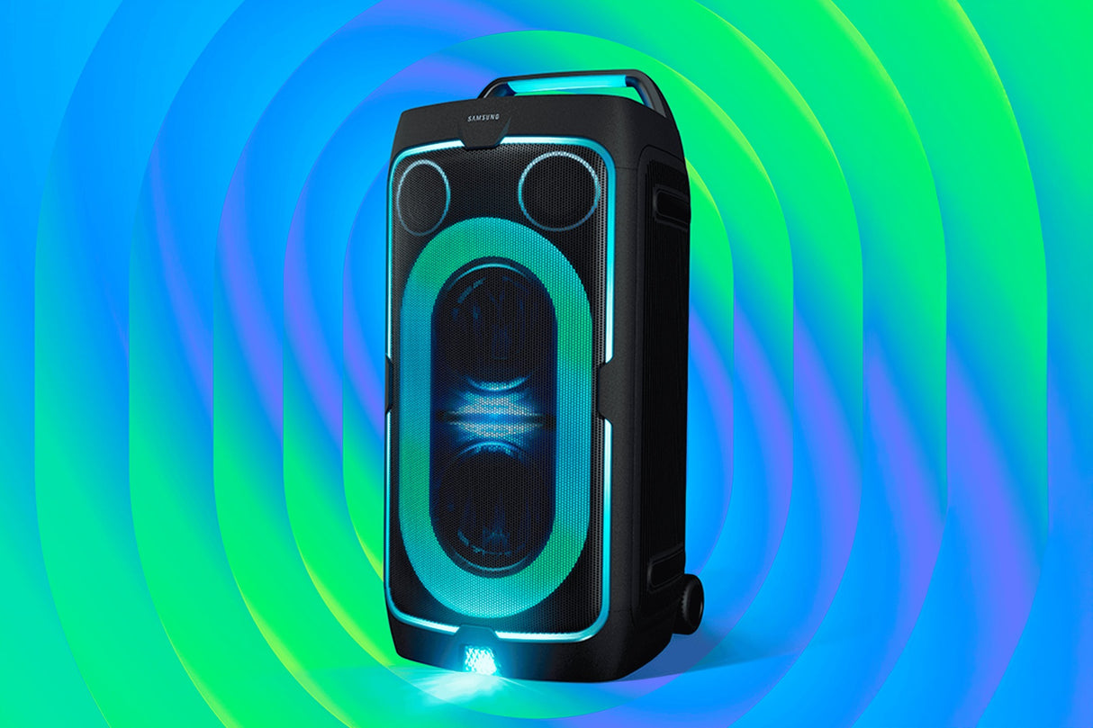 Enceinte - SAMSUNG - MX ST50F/XE - 240 W - Effets lumineux - Bluetooth - Batterie 18h - Roues intégrées - Noir