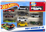 Hot Wheels - Coffret De 10 Véhicules - Coffret Petites Voitures - 3 ans et + 54886