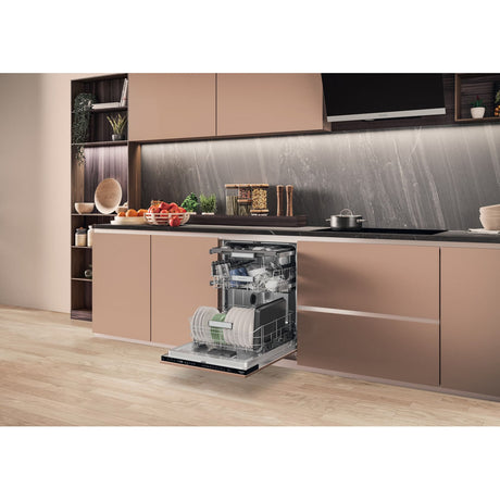 Lave-vaisselle tout encastrable HOTPOINT H7IHP40L - 15 couverts - 40 dB - Classe C - Maxi Space - tiroir a couverts