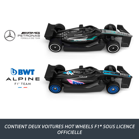 Ensemble véhicule de course et piste Hot Wheels JKM88 Multicolore