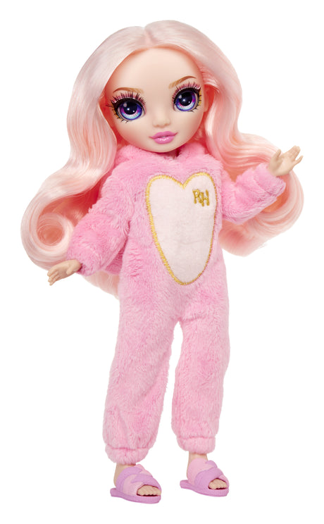 Junior High Pyjama Party - Poupée mannequin articulée 22cm - Bella (rose) - Nombreux accessoires - a partir de 4 ans