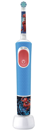Oral-B Pro Kids3+ Brosse a dents électrique enfant Spiderman, Marvel, 1 Brossette Brossage Doux, Minuteur et Vibrations
