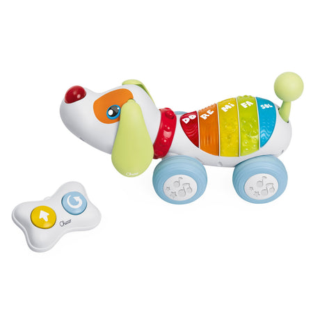 Jouet a tirer - Chicco - Chien Dog Ré Mi - Blanc - 18 mois - Intérieur
