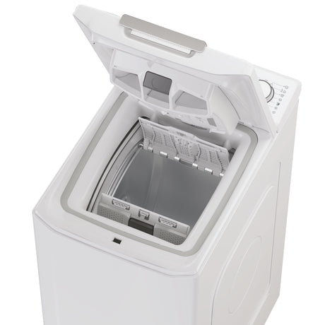 Lave-linge top CANDY TCA274TM4-S ProWash 500 -7 kg - 1200 trs/min - Connecté - Classe B - Blanc