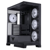 Boitier Moyen Tour ATX iTek Showbui 45 RGB avec panneaux vitrés (Noir)