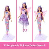 Barbie-Poupée Barbie Fantaisie Féerique-Coffret Avec Accessoires - 3 ans+- JCP74