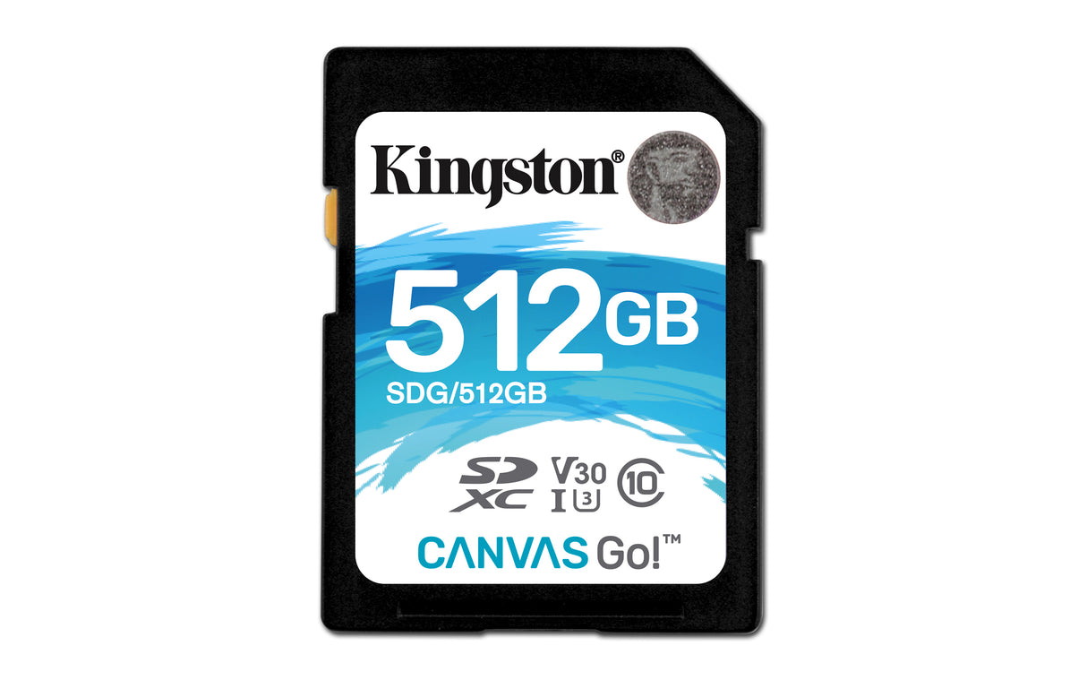 Carte mémoire SD Kingston Canvas Go! - 512Go